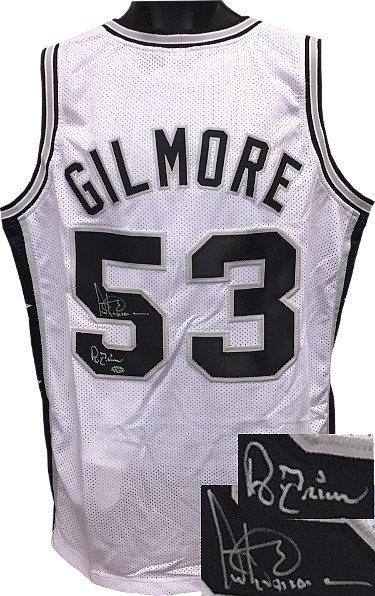 Artis Gilmore signed White TB Custom Stitched Basketball Jersey A-Train XL- Leaf Hologram
