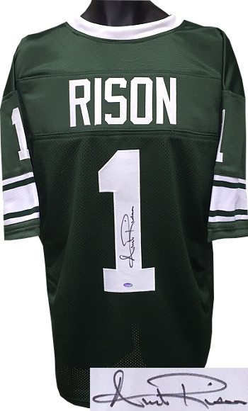 Andre Rison signed Green TB Custom Stitched Football Jersey XL