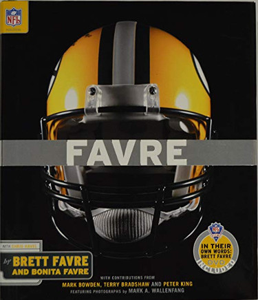 Favre: For the Record by Brett Favre and Bonita Favre Hardcover Book and DVD (Green Bay Packers)