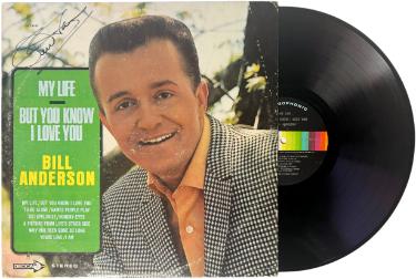 Bill Anderson signed 1969 My Life/But You Know I Love You Album Cover/LP/Vinyl Record- JSA