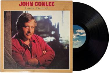 John Conlee signed 1986 Conlee Country Album Cover/LP/Vinyl Record- JSA #GG08490