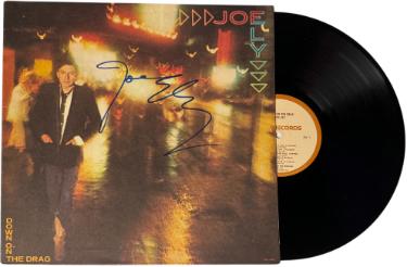 Joe Ely signed 1979 Down on the Drag Album Cover/LP/Vinyl Record- JSA #GG08506