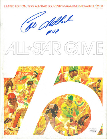 Bill Madlock signed Vintage 1975 All Star Game Official Souvenir Magazine/Program w/ MVP- JSA  (Milwaukee/Chicago Cubs)