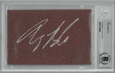 Anquan Boldin signed 3.5x5 Football Texture Cut Signature- Beckett Encapsulated (Florida State Seminoles/Ravens/49ers)