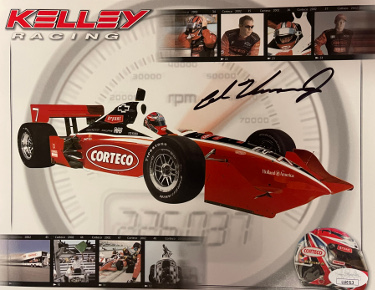 Al Unser, Jr. signed Kelley Racing Indy Car 8x10 Photo- JSA #LL60513