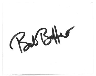 Robert/Bob Baffert signed 3.5x4.5 Cut Signature- COA (Triple Crown American Pharoah/Justify Horse Trainer)