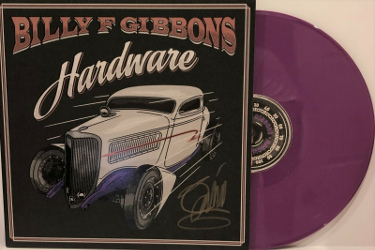 Billy Gibbons signed 2021 Hardware Limited Purple Album Cover/LP/Vinyl Record- JSA #SS50124 (ZZ TOP)