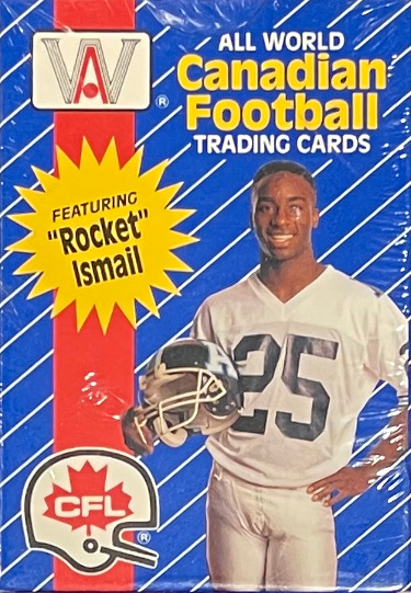 1991 All World CFL/ Canadian Football  Factory Sealed Trading Card Set- 110 Cards/Featuring Rocket Ismail RC