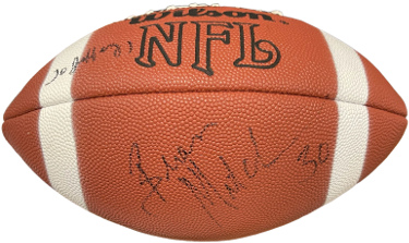 Brian Mitchell Signed Wilson NFL Rep Composite Football #30 To: Jeffery- COA