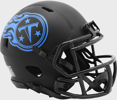 Tennessee Titans NFL Riddell Black Eclipse Alternate Speed Mini Helmet