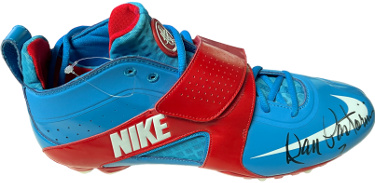 Dan Pastorini signed Houston OilersNike Huarache Football Cleat #7- COA (Right/Size14)