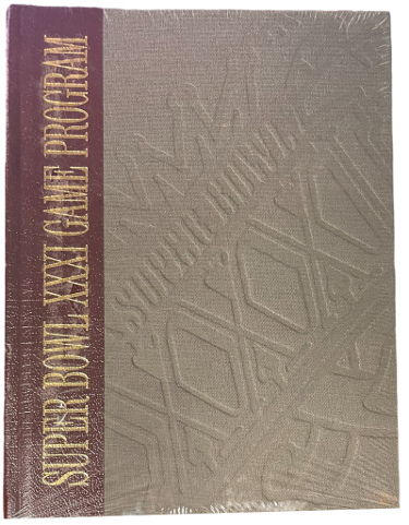 NFL Super Bowl 31 XXXI Official Game Program Premium Hardcover Factory Sealed  NEW (Packers/Patriots)