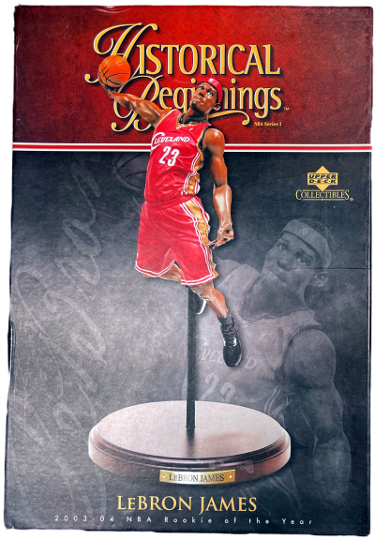 Lebron James 2003-04 NBA Rookie Of The Year Historical Beginnings Upper Deck Basketball Statue/Figurine- Mint