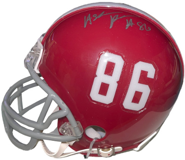 A'Shawn Robinsonsigned Alabama Crimson Tide Riddell NCAA #86 Mini Helmet- COA (2015 Natl Champs)