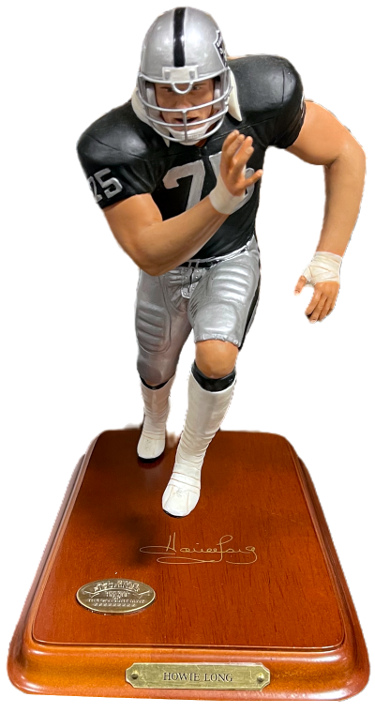 Howie Long Oakland Raiders All Star Football Figurine/Statue 7 - Danbury Mint  PRISTINE/RARE