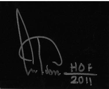 Artis Gilmore signed 4x5 Cut Signature w/ HOF 2011- COA (San Antonio Spurs/Chicago Bulls)