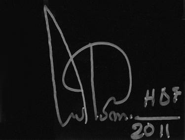 Artis Gilmore signed 4x5 Cut Signature w/ HOF 2011- COA (San Antonio Spurs/Chicago Bulls)