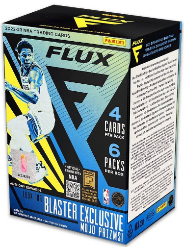 2022-23 Panini Flux NBA Basketball Blaster Box- 6PK/4CPP- Factory Sealed/New (Exclusive Mojo Prizms)