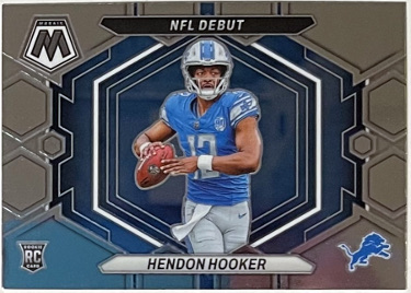 Hendon Hooker 2023 Panini Mosaic Silver NFL Debut Rookie Card (RC) #ND-1 (Lions/Tennessee)