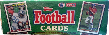 1991 Topps NFL Football Factory Sealed Complete 660 Card Set