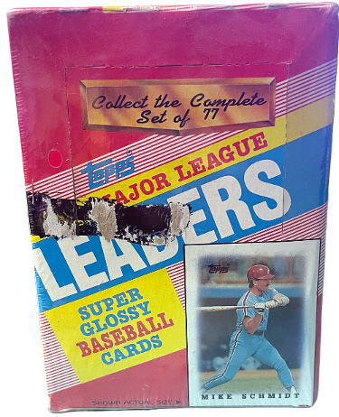 1988 Topps Major Leaders Super Glossy Cards 36 Unopened Packs 252 Total Cards