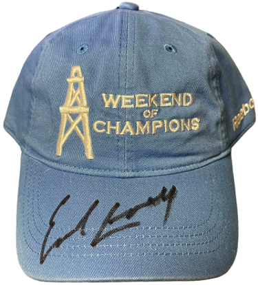 Earl Campbell signed Houston Tennessee Oilers Vintage Weekend Of Champions Reebok NFL Cap/Hat- JSA Witnessed -VERY RARE