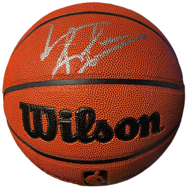Dennis Rodman signed Wilson NBA Authentic Series I/O Basketball- Beckett Witnessed (Bulls/Spurs/Lakers/Mavericks)