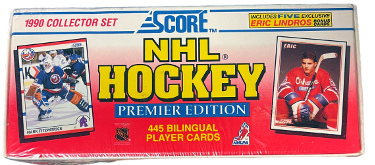 1990 Score NHL Hockey Premier Edition Complete Hobby Factory Sealed 445 Card Set -Bilingual/SP/NEW