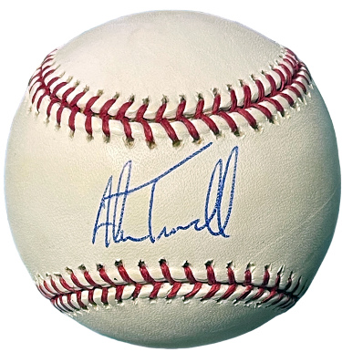 Alan Trammell signed Official Rawlings Major League Baseball- COA (Detroit Tigers/HOF)