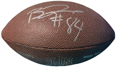 Ben Troupe signed Wilson NFL Rep Tackified Pee-Wee Size Football #84- COA (Titans/Buccaneers)