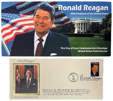 2005 Ronald Reagan 40th President First Day of Issue/Cover Commemorative Envelope USPS, FDC, .37 Stamp NEW