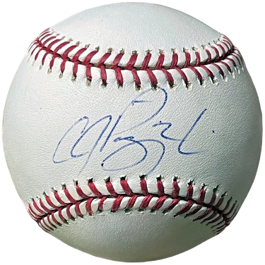 AJ/A.J. Pierzynski signed Official Rawlings Major League Baseball #12 minor tone spots- COA (Twins/White Sox/2XAS/05 WS Champ)