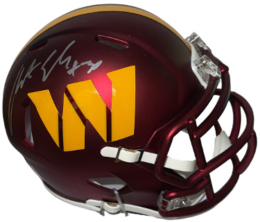 Austin Ekeler signed Washington Commanders Speed Mini NFL Football Helmet Beckett Witnessed #1W986508