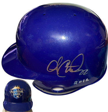 Andrew McCutchen signed 2012 MLB All-Star Game Riddell Mini Batting Helmet- COA (Pittsburgh Pirates)