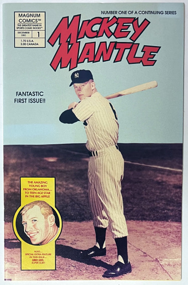 1991 Mickey Mantle No 1 Magnum Comics (NEW/FIRST ISSUE/New York Yankees)