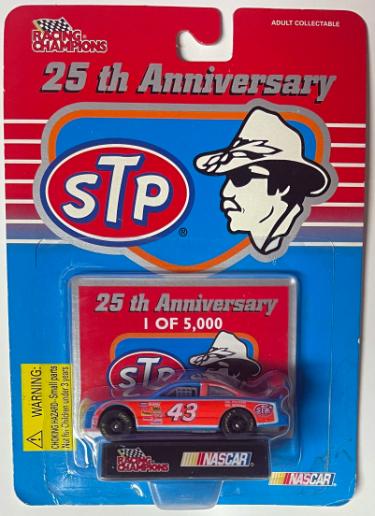 1996 Richard Petty Racing Champions #43 NASCAR STP 25th Anniversary 1/64 Diecast Car- Factory Sealed