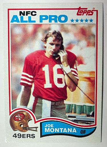 Joe Montana 1983 Topps Card #488 (San Francisco 49ers/HOF/SBMVP/2nd Year)