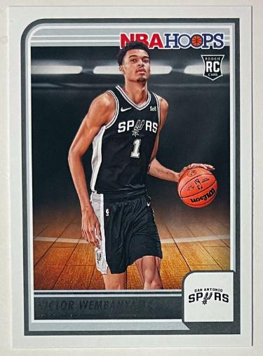Victor Wembanyama 2023-24 Panini NBA Hoops Rookie Card (RC) #277 (San Antonio Spurs)