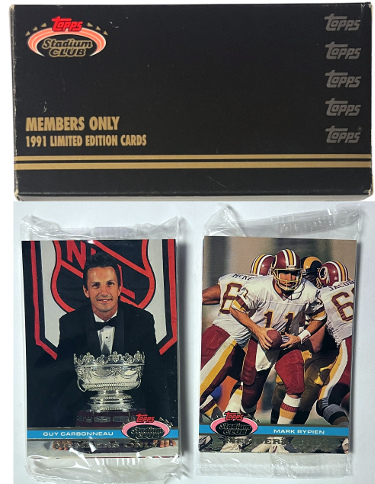 1991 Topps Stadium Club Members Only Limited Edition Card Set NFL NHL Sealed/Unopened
