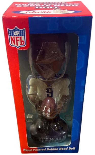Steve McNair Tennessee Titans QB Club Bobble Head Bobble Dobbles Hand Painted 7"- NEW