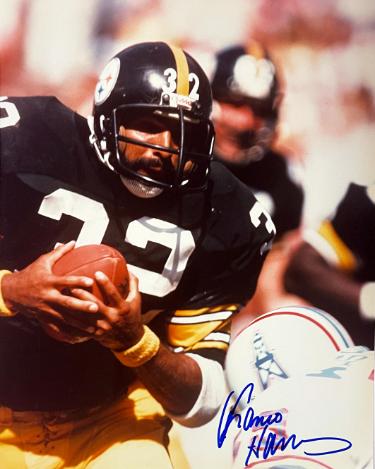 Franco Harris signed Pittsburgh Steelers 8x10 Photo- NFL Alumni, Inc. LOA