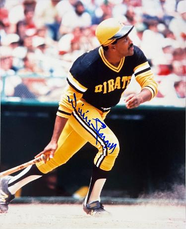 Willie Stargell signed Pittsburgh Pirates MLB Licensed 8x10 Photo- COA/Show Ticket (HOF)