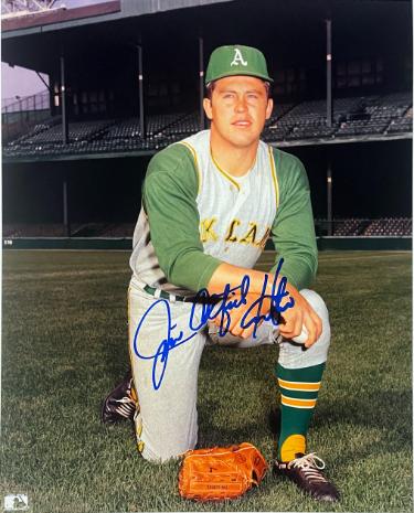 Jim "Catfish" Hunter signed Oakland A's MLB Licensed 8x10 Photo- Tuff Stuff Show COA