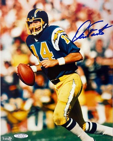 Dan Fouts signed San Diego Chargers NFL Licensed 8x10 Photo- Sports World Collectibles #A37478/COA