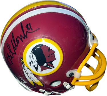 Art Monk signed Washington Riddell TB Rep NFL Mini Helmet #81- COA