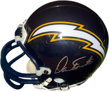 Dan Fouts signed San Diego Chargers NFL Riddell TB Rep NFL Mini Helmet- Sports World Collectibles #A37479/COA