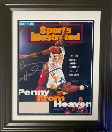 Anfernee Hardaway signed Feb 13, 1995 Sports Illustrated Magazine Cover Custom Framing- Upper Deck Hologram