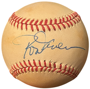 Rod Carew signed Official Rawlings ROAL American League Baseball toned- COA (Minnesota Twins/HOF)