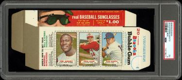 1966 Bazooka Complete Box Pete Rose/Ron Santo/Jim Grant- 20 Pieces- PSA Graded 5 EX