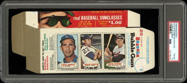 1966 Bazooka Complete Box Sandy Koufax/Frank Howard/Willie Horton- PSA Graded 4 VG-EX